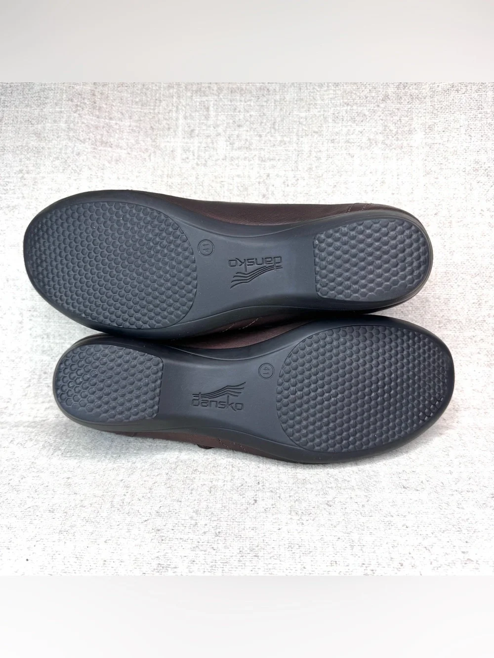 Dansko Franny dark Brown Leather Slip-On Flats comfort loafers sz‎ 10-10.5, 41